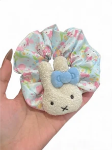 Miniso Hello Kitty Miffy 可愛髮圈 1入 多款可選 柔軟彈性 高彈力輕量 不傷髮質 女款日常派對時尚髮飾禮物 - 樣式3 - 查看 6