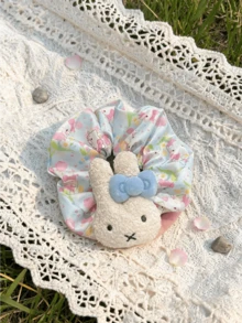 Miniso Hello Kitty Miffy 可愛髮圈 1入 多款可選 柔軟彈性 高彈力輕量 不傷髮質 女款日常派對時尚髮飾禮物 - 樣式3 - 查看 5