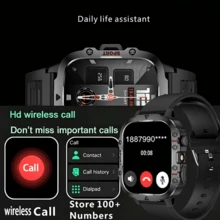 HKYDNSWT 2026 New Model: A Unisex Smartwatch Featuring Outdoor Activity Tracking, Wireless Calling, App Connectivity, Multiple Sports Modes, And Remote Music Control-An Ideal Gift For Friends And Family. - View 3