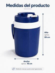 Botellas de agua isotérmicas profesionales diseñadas específicamente para uso en exteriores. Neveras portátiles de alto rendimiento para mantenerte fresco este verano. Neveras y cubos de hielo. Equipo para acampar al aire libre. Artículos esenciales para el verano. - Azul - Ver 10