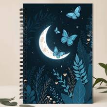 1pc Pink Bow Spiral Notebook - A5 Size, Classic Lined High-Quality Paper, College Ruled Design, Perfect Gift For Friends, Family, Siblings, Brothers And Students, Cute Spiral Notebook - Butterfly - View 16