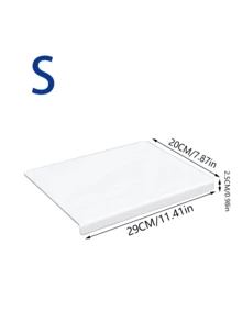 高品质黑色/透明亚克力砧板 - 防滑、防污 - 非常适合切割水果、面团和进行食物准备 - 厨房台面保护器 - 易于清洁 - 送给家庭厨师、餐厅和所有食品加工者的绝佳乔迁礼物 - 黑色 - 查看 16