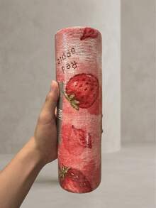 20 pièces Chiffons de nettoyage à motif fraise, réutilisables, absorbants pour l'huile, sans peluches et séchage rapide. Convient pour la maison, le dortoir et l'usage quotidien. Compagnon parfait pour le barbecue, le camping, les voyages en camping-car, les pique-niques et la cuisine en plein air. - Nouveaux fruits - Voir 12