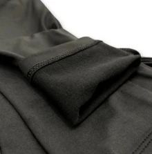 Plus Size Thermal Legging Pants Plush Cold Winter - Black - View 4