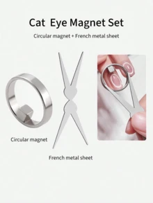 Cat Eye Nail Magnet Tool, Magnetic Wand For Gel Polish Nail Art Design, Manicure Accessory For Home And Salon Use - Multicolor - View 10