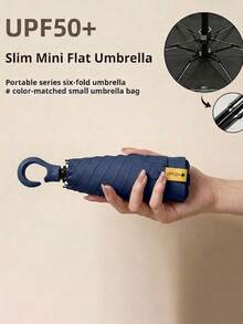1 pièce Mini parapluie pliable, parapluie de voyage portable imperméable de poche, mini parapluie de voyage, accessoire de voyage essentiel pour femmes, mini ensemble d'accessoires de voyage - Multicolore - Voir 20