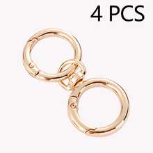 Set Kombinasi Gantungan Kunci Putar dan Cincin Pegas 4/6/10pcs, Gesper Perangkat Keras Tas Paduan Seng, Klip Pegas Cincin Logam Cincin Pegas Terbuka, Sempurna untuk DIY, Gantungan Kunci Logam Perhiasan Bentuk Logam Klip Pegas, Gantungan Kunci Logam Luar Ruangan, Gantungan Kunci Klip Tas Kait Rantai Anjing Gesper Cocok untuk Gantungan Kunci Tas Ponsel Kait Klip Tas Gesper Gantung, Aksesoris DIY Buatan Tangan, Halloween, Natal - MultiWarna - View 13