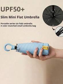 1 pièce Mini parapluie pliable, parapluie de voyage portable imperméable de poche, mini parapluie de voyage, accessoire de voyage essentiel pour femmes, mini ensemble d'accessoires de voyage - Multicolore - Voir 22