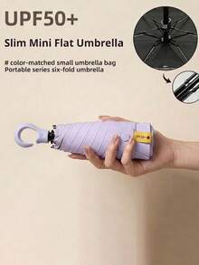 1 pièce Mini parapluie pliable, parapluie de voyage portable imperméable de poche, mini parapluie de voyage, accessoire de voyage essentiel pour femmes, mini ensemble d'accessoires de voyage - Multicolore - Voir 19