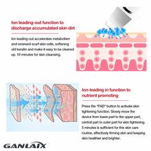 GANLAIX USB充電式電動洗臉機 震動臉部刮痧黑頭清除器 去角質提拉護膚美容儀 便攜旅行聖誕禮物 - 彩色 - 查看 6