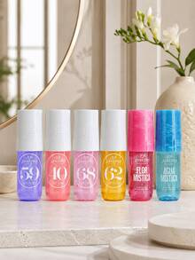 Sol Hair & Body Perfume Mist 90ml/ 3 Oz  Mini Travel-40 Bom Dia Bright™ |Cheirosa 59 Delicia Drench |Brazilian Crush Cheirosa 62 | 68 Beija Flor™ |Agua Mística Perfume|Flor Mística Perfume - 6件組合 - 查看 2