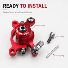 VXM Electric Scooter Brake Disc Brake Front And Rear Brake Accessories - Red - View 10