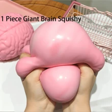 Extra Large Japanese Style Malleable Steamed Bun Slow Rebound Stress Relief Squeeze Toy, Soft TPR Bread Squeeze Ball Sensory Toy, Desk Decor, Squishy Toy - Multicolor - View 4