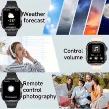 HKYDNSWT 2026 New Model: A Unisex Smartwatch Featuring Outdoor Activity Tracking, Wireless Calling, App Connectivity, Multiple Sports Modes, And Remote Music Control-An Ideal Gift For Friends And Family. - View 8