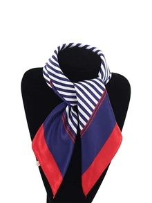 Role Play Navy Hat Shoulder Epaulettes Scarf Set - White and Blue - View 16