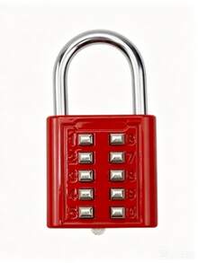 Digital Combination Lock, Keyless, Waterproof, Suitable For Suitcases, Pencil Cases, Backpacks, Cartoon Waterproof Padlock Suitable For Outdoor Travel, Student Dorms, Cabinets, Drawers, Helmets, Cabinets, Suitcases, Travel Accessories, School Gym Lockers, Sports Lockers, Fences, Toolboxes - Multicolor - View 15