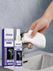 jakehoe Steel Rust Remover, Stainless Steel Rust Remover, Kitchen Sink And Utensil Cleaner, Multi-Purpose Rust Remover, Metal Rust Remover, Stain Rust Remover, Home Kitchen Stainless Steel Polishing Metal Faucet Rust Remover, Can Quickly React With Rust On Metal Surfaces, Improve Yellowing, Dullness And Old Appearance, Delay Re-Oxidation And Rusting, Gentle And Non-Corrosive To Intact Metal Surfaces, Effectively Remove Rust Layers And Restore Smoothness Of Metal Surfaces. - Liquid - View 7