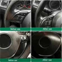 KineShineX 汽車內飾翻新蠟 | 塑膠零件修復劑、輪胎保護亮化劑、露營車裝飾修復劑、抗老化保養釉,多色適用於多款車型,持久亮澤 - 多色 - 查看 7