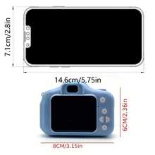 1PC 3-Color Optional Kids Camera, Photography Toy, Fun Photo Gift, Cartoon Kids Toy Camera, Mini Camera, Parent-Child Interactive Educational Toy, Birthday Gift - I5-43 Blue - View 6