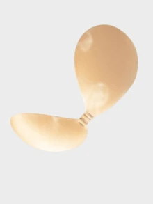 2pcs Seamless Strapless Push-Up Bra Cups, Invisible Push-Up Bra Lift Adhesive Tape, Suitable For Dresses, Nightgowns, Wedding Dresses - Multicolor - View 4