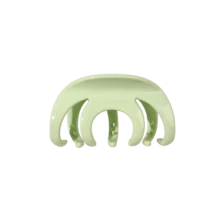 1/6 piezas de pinzas para el cabello suaves, pinzas de garra de unicolor multifuncionales para la parte trasera de la cabeza, adecuadas para maquillaje, playa, fiesta, accesorios para el cabello, 6 colores disponibles - Multicolor #7 dientes - Ver 36