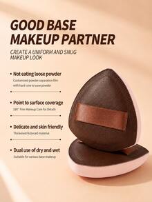 Set de Brochas de Maquillaje - 18 piezas de Alto Valor Multifuncional - Incluye 15 Brochas de Maquillaje + 2 Borlas de Polvo + Bolsa de Maquillaje - Fácil de Transportar - Almacenamiento Práctico - Base de Mango y Maquillaje de Color - Crea un Maquillaje Delicado - Café integral - Ver 8