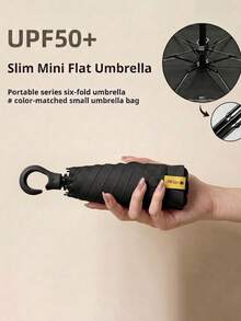 1 pièce Mini parapluie pliable, parapluie de voyage portable imperméable de poche, mini parapluie de voyage, accessoire de voyage essentiel pour femmes, mini ensemble d'accessoires de voyage - Multicolore - Voir 15