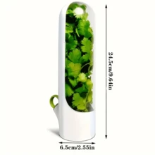 SOKANY 1個透明蔬菜收納盒 冰箱保鮮盒 透明外殼 塑膠材質 無需電池 適用於蘆筍、小黃瓜、紅蘿蔔等食材保鮮 - 均碼 - 查看 11