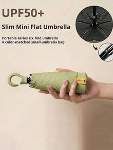 1 pièce Mini parapluie pliable, parapluie de voyage portable imperméable de poche, mini parapluie de voyage, accessoire de voyage essentiel pour femmes, mini ensemble d'accessoires de voyage - Multicolore - Voir 24