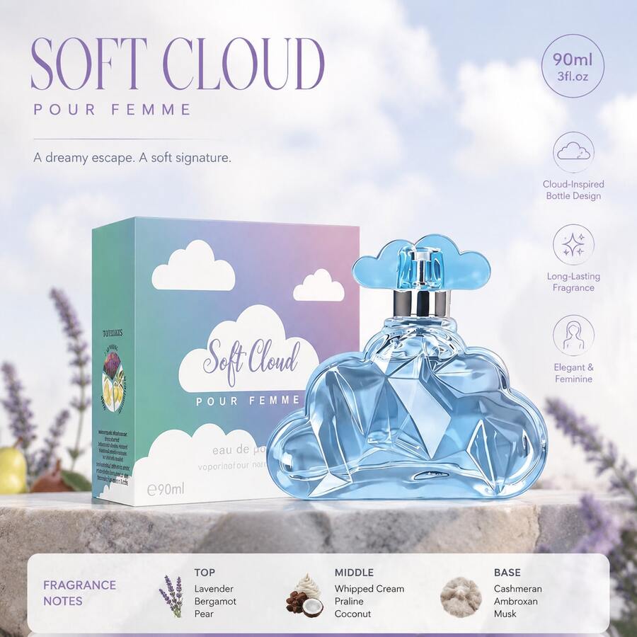 Wish 3Fl Oz Perfumes De Mujer, Valuable For Women Eau De Parfum A Amber Vanilla Fragrance For Women, With Lavender, Bergamot And Pear, - Medium Intensity Perfume