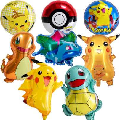 Hasbro Ballons en feuille d'aluminium BKM Starter Trio Pocket Monsters