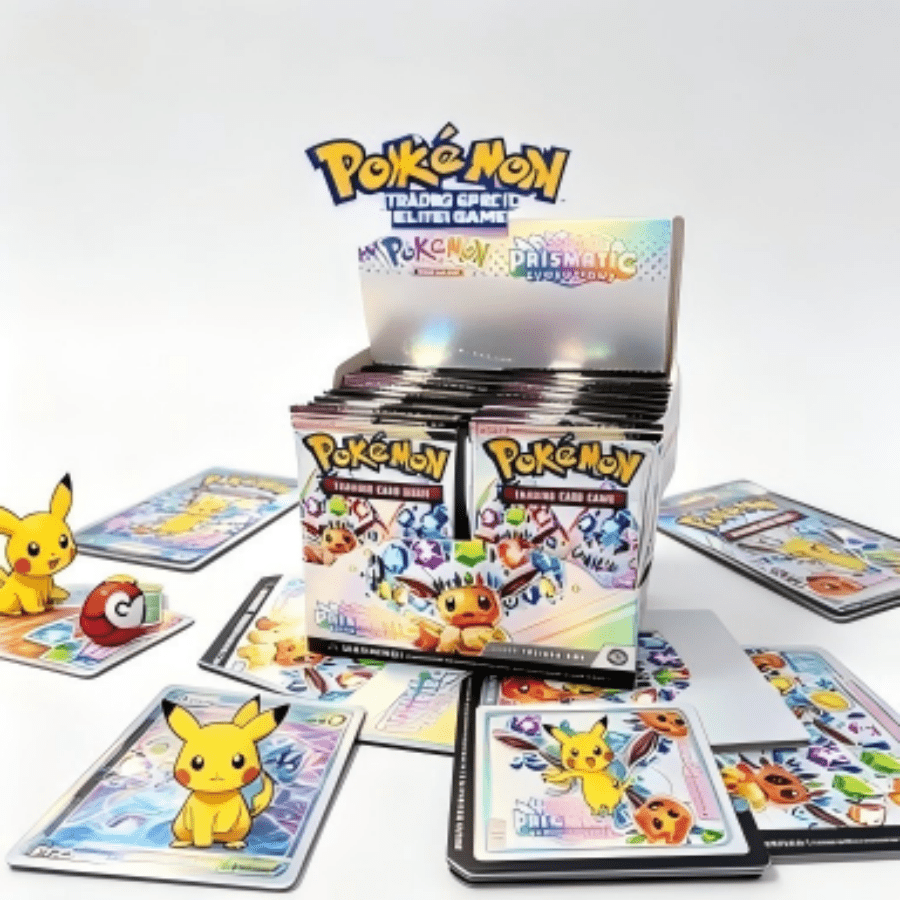 pokemon 1盒（360張）寶可夢可交換卡補充包，寶可夢遊戲卡，包含稀有閃卡，適合寶可夢卡片收藏家、可交換卡玩家及娃娃抓機供應商