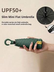 1 pièce Mini parapluie pliable, parapluie de voyage portable imperméable de poche, mini parapluie de voyage, accessoire de voyage essentiel pour femmes, mini ensemble d'accessoires de voyage - Multicolore - Voir 12