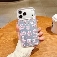ピンクのウサギ エスターバニー ステッカー 可愛い ハート ストロベリーすまほ ケース,プレゼント用・自分用両方に大活躍,感あふれるキュートスマホケースPixel 9 Pro/16e/9A/Pixel 8 Pro/14 Plus/17/12 Pro/Pixel 8/Pixel 10/Air/16 Pro/14 Pro Max/Pixel 8a 5G/13/17e スマートフォンケースに対応 - ホワイト - チェックする 10