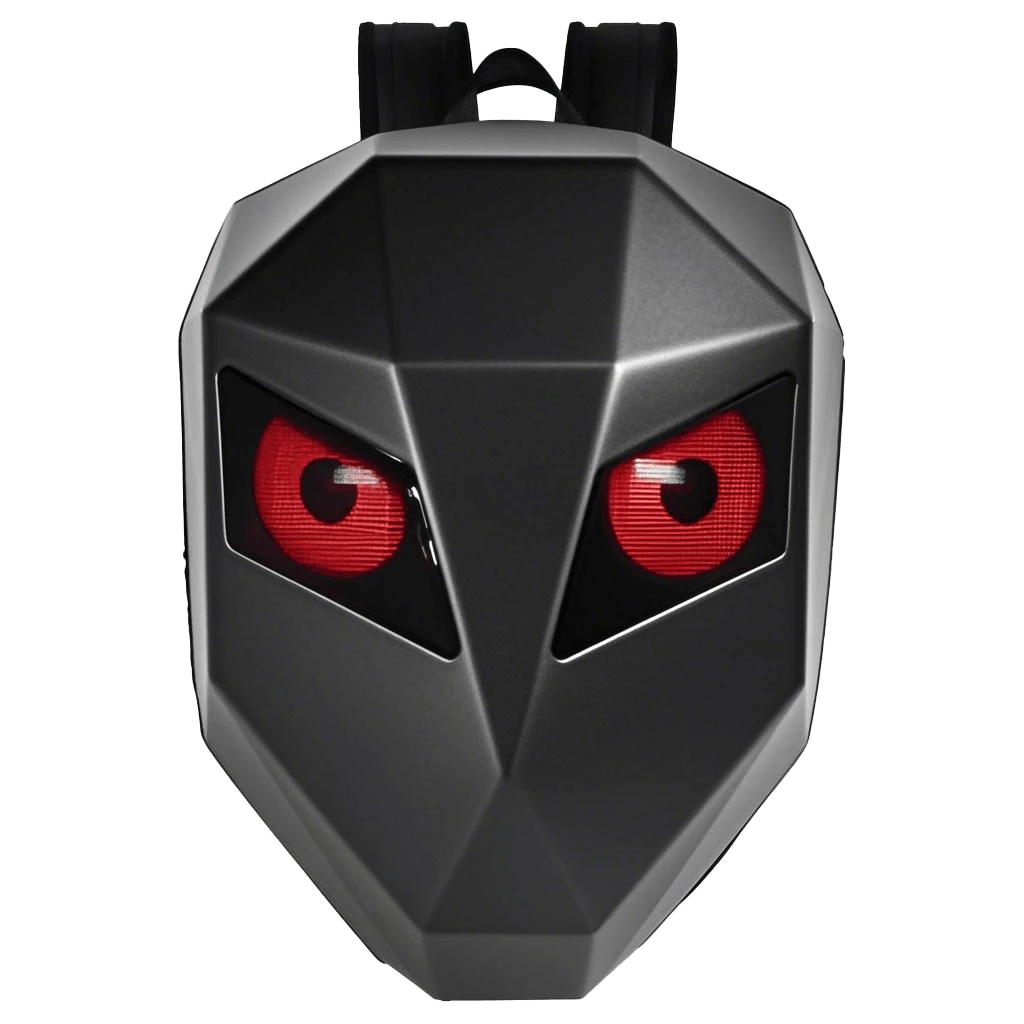 Rider/Biker Backpack LED Backpack Display Backpack Expandable Storage Helmet Motorcycle Backpack Cyberpunk Style Motorcycle Rider Backpack LED Display Bag Released For Motorcycles, Customizable Smartphone-Operated LED Design For Unlimited Creativity - View 1