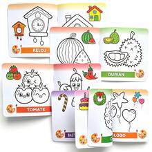 A 10-Volume Set Of Coloring Books Featuring Simple Drawings And Coloring Exercises Perfect For Learning To Draw And For DIY Coloring These Books Make Ideal Gifts For Christmas Thanksgiving And New Year-A Great Way To Foster Children's Hands-On Skills - Red and White - View 8
