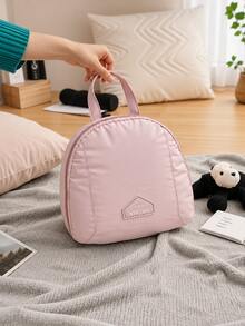 Polyester Zippered Compartment Storage Bag, Portable Washable Underwear Socks Clothing Organizer, Compact Design, Pink And Beige Available - Multicolor - View 10