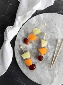 100pcs/200pcs - Bamboo Cocktail Picks, 4.7 Inches Long, Suitable For Appetizers, Cold Platters, Cocktails, Ideal For Parties And Daily Dining. Made Of Natural Materials, Also Used For Cake Decoration, Fruit Skewering, And Dessert Pairing - Multicolor - View 6
