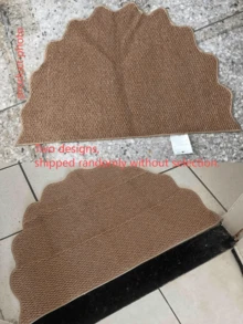 1pc Faux Jute Area Rug, Living Room Carpet, Rug, Living Room Area Rug, Small Area Rug, Mat, Home Decor, Large Living Room Carpet, Round Rug, Living Room Home Decor, Room Decor, Washable Carpet - Multicolor 2 - View 3