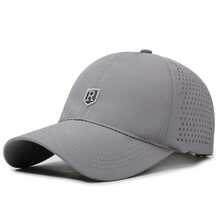 1pc New Style Men's Spring Summer Breathable Quick-Dry Baseball Cap Outdoor Sun Protection Mesh Hat Hiking Fishing Baseball Cap - Multicolor - View 2