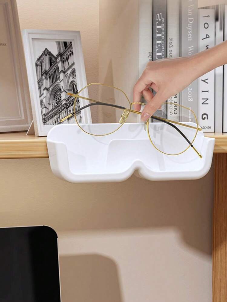 10 cái/3 cái/1 cái Giá để kính gắn tường không cần khoan, Hộp đựng đồ, Giá đỡ phù hợp cho Phòng màu hồng, Phòng khách, Phòng tắm, Nhà bếp, Phòng ngủ - Nhiều màu - Xem 7