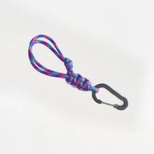 3/2/1pc-Handmade Woven Water Bottle Lanyard, Car Accessory Keychain, Adjustable Outdoor Hiking Essential, Camping Gear, Must-Have For Hiking - Multicolor - View 10