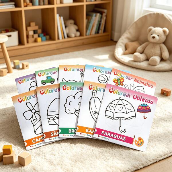 1 Set 10 Books Children's Handwriting Tracing Simple Drawing Coloring Books, Simple Drawing Learning DIY Coloring Books, Christmas, Thanksgiving, New Year Gifts