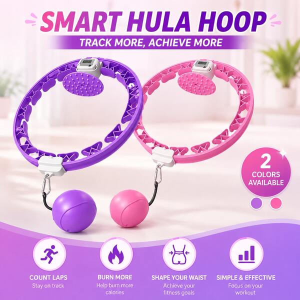 24 Knots Fitness Exercise Hoop Gym Accessories, Pilates, Yoga