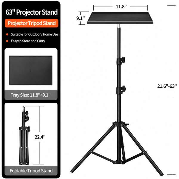 Multifunctional Tray Stand, Adjustable Foldable Tray Bracket For Bed Couch Sofa Office, Portable Tray Holder For Food Drink Laptop, Space-Saving Home Gadgets