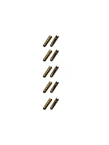 Stainless Steel Rope End Caps For Pants Waistband, Clothing, Bags, Hardware, Shoelaces, Casual Apparel, Hats, Metal Open Bullet Head - Multicolored Rope Ends - View 12
