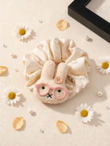 Miniso Hello Kitty Miffy 可愛髮圈 1入 多款可選 柔軟彈性 高彈力輕量 不傷髮質 女款日常派對時尚髮飾禮物 - 樣式1 - 查看 4