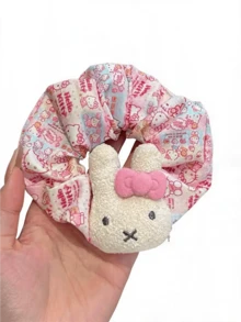 Miniso Hello Kitty Miffy 可愛髮圈 1入 多款可選 柔軟彈性 輕盈不傷髮 女用日常派對時尚髮飾 送禮首選 - style2 - 查看 6