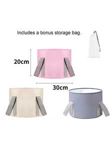 Foldable Portable Foot Bath Tub, Foot Soaking Bucket, Foldable Insulated Bucket + Storage Bag, Home Full Foot Spa, Soaking, Exfoliating, Neat Storage, Long-Lasting Insulation, Relieve Tired Feet, Make Feet Smooth - Multicolor - View 8