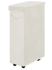60L/65L/100L/110L 带盖带轮竹制洗衣篮 - 包含可拆卸洗衣袋、带手柄的可折叠脏衣篮、超大容量脏衣篮、可折叠布艺洗衣篮、家用洗衣收纳桶 - 彩色 - 查看 20
